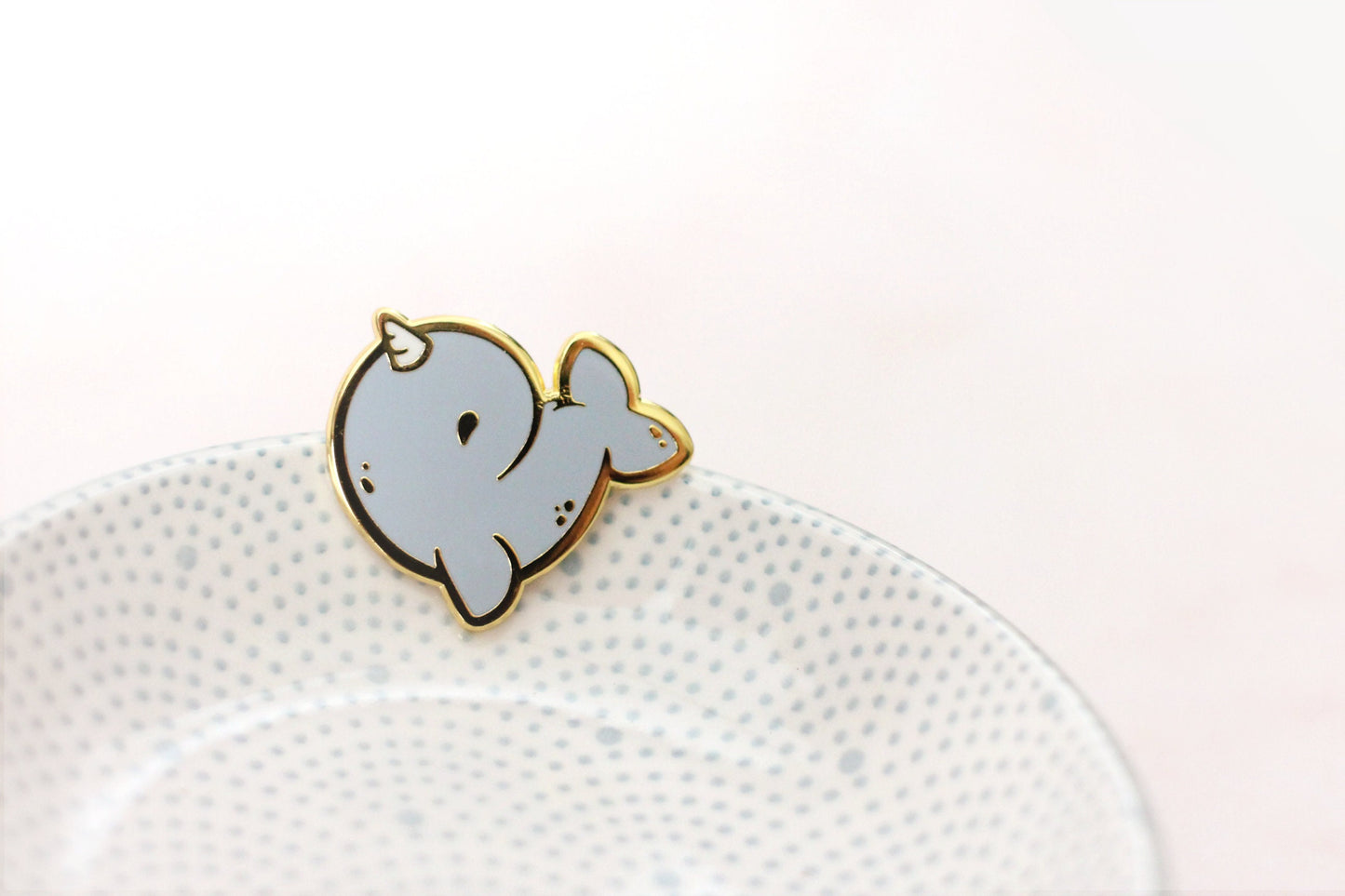 Cute Narwhal | Dreamscape Adventures | Collectors Hard Enamel Pin Badge | Kawaii Aesthetic Birthday Gift for Her | Christmas Present for Him