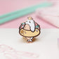 Sweet Summer Seal | Summer Pinniped | Collectors Hard Enamel Pin Badge | Kawaii Aesthetic Birthday Gift for Her | Christmas Present
