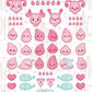 Cuterus & Period Tracker Stickers | A6 Matte & Glossy Sticker Sheet | Menstrual Cycle Vinyl Sticker Sheet | Journaling | Miamouz