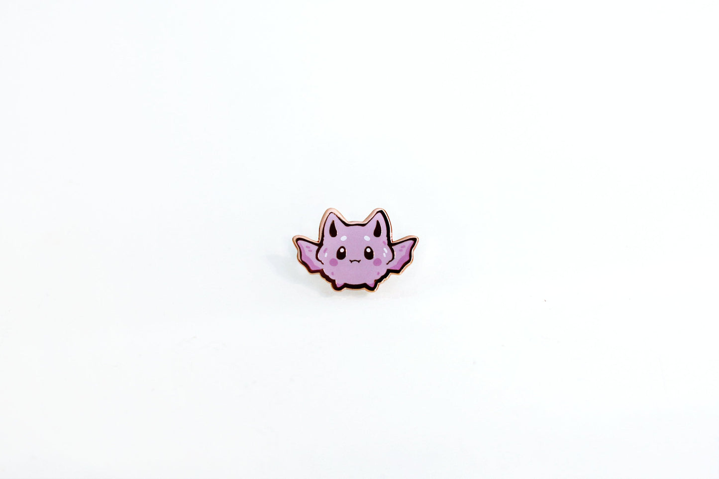 Tiny Cute Bat | Halloween Collectors Hard Enamel Pin Badge | Kawaii Aesthetic Birthday Gift for Her | Christmas Present for Him | Miamouz