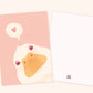 Peeking Duck Love A6 Print | I Love You A6 Art Print or Postcard | Perfect Nursery Decor or Desk Art | Home Decor | Wall Art | Miamouz