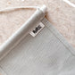 Cute Cotton Pin Banner | M 16cm x 22cm | Handmade in Germany | Grey Canvas Fabric | Classic Pin Display